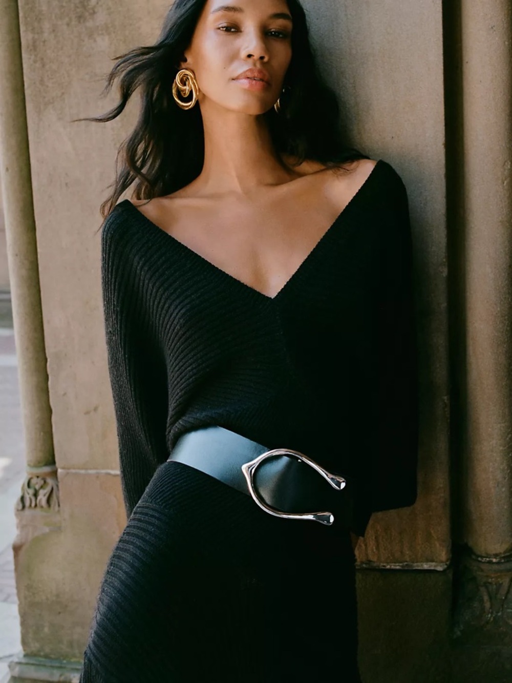 Anthropologie Ribbed Sweater Dress